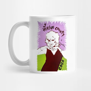 RETRO JAYNE COUNTY 1979 Mug